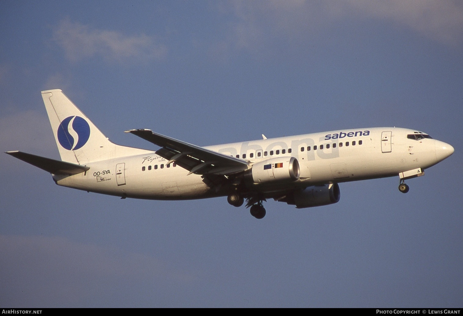 Aircraft Photo of OO-SYA | Boeing 737-329 | Sabena | AirHistory.net #626832