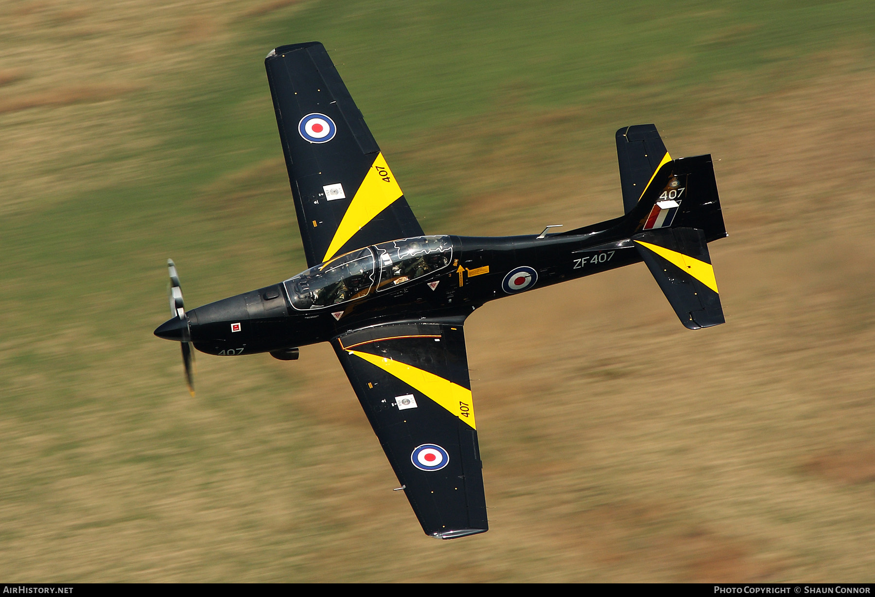 Aircraft Photo of ZF407 | Short S-312 Tucano T1 | UK - Air Force | AirHistory.net #626844