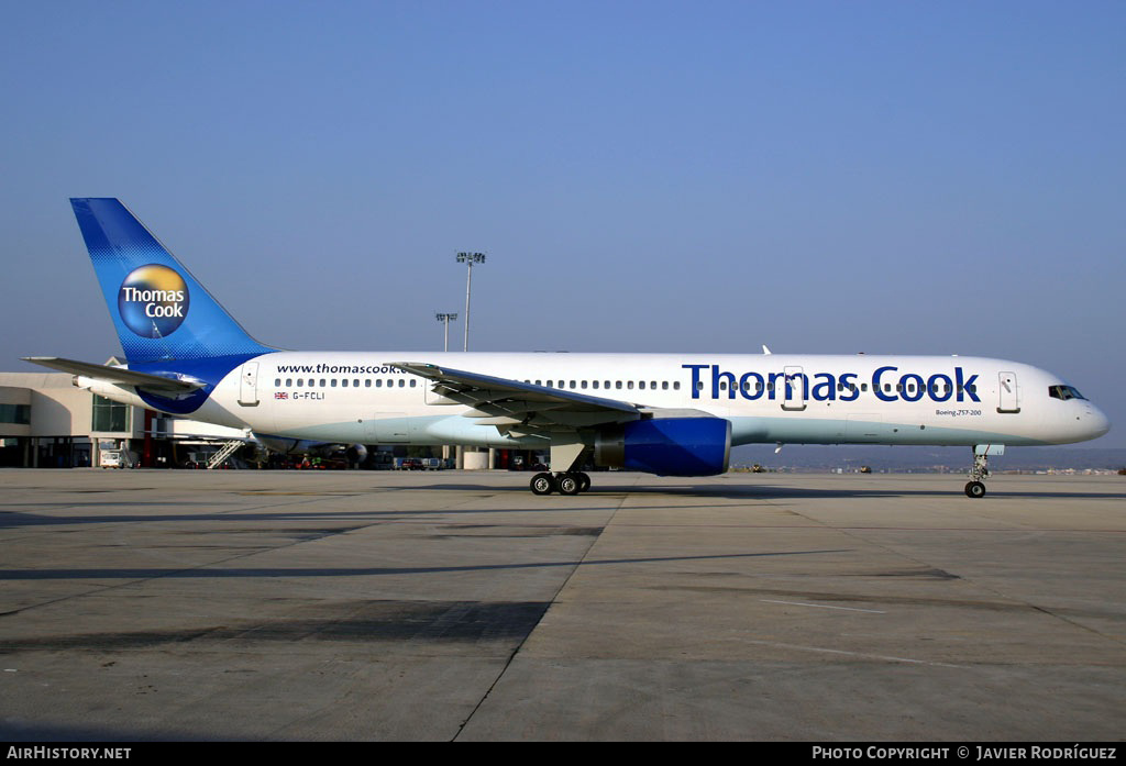 Aircraft Photo of G-FCLI | Boeing 757-28A | Thomas Cook Airlines | AirHistory.net #626848