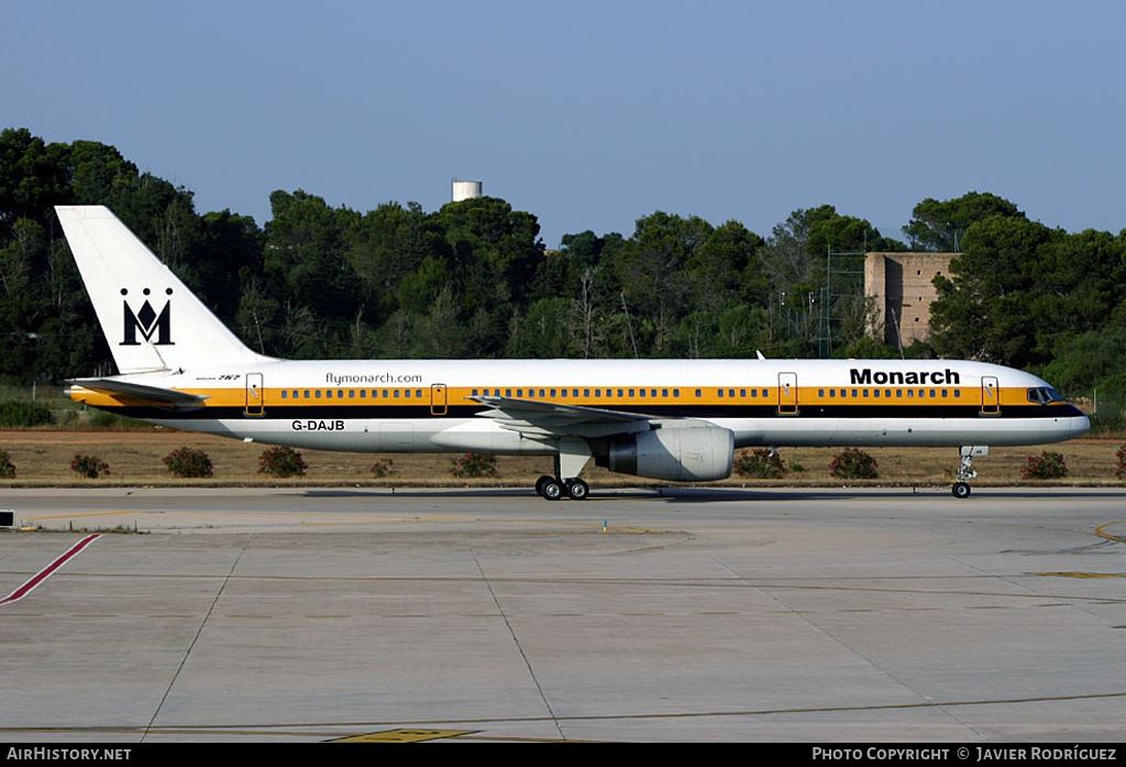 Aircraft Photo of G-DAJB | Boeing 757-2T7 | Monarch Airlines | AirHistory.net #626860