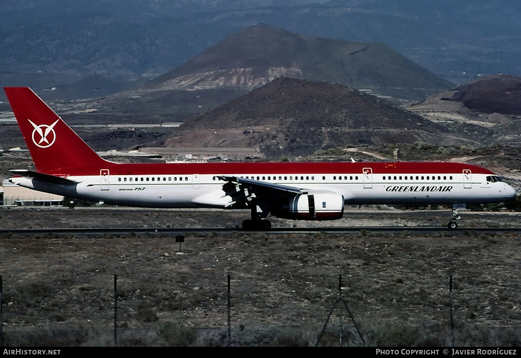 Aircraft Photo of TF-GRL | Boeing 757-236 | Greenlandair - Grønlandsfly | AirHistory.net #626869