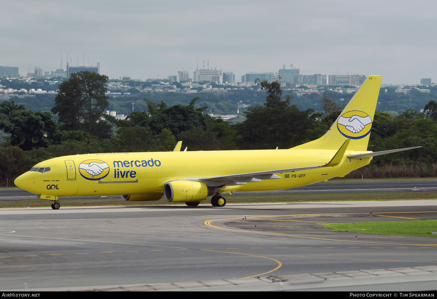 Aircraft Photo of PS-GFF | Boeing 737-8EH(BCF) | Mercado Livre | AirHistory.net #626890