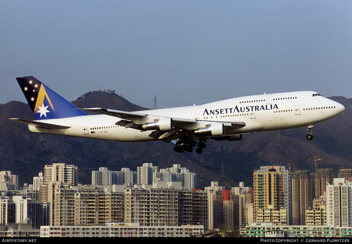 Aircraft Photo of VH-INH | Boeing 747-312 | Ansett Australia | AirHistory.net #626928