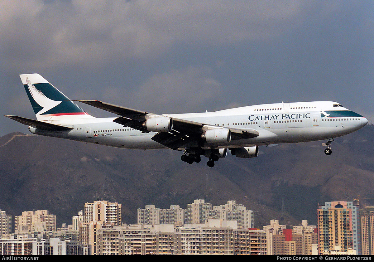 Aircraft Photo of B-HII | Boeing 747-367 | Cathay Pacific Airways | AirHistory.net #626936