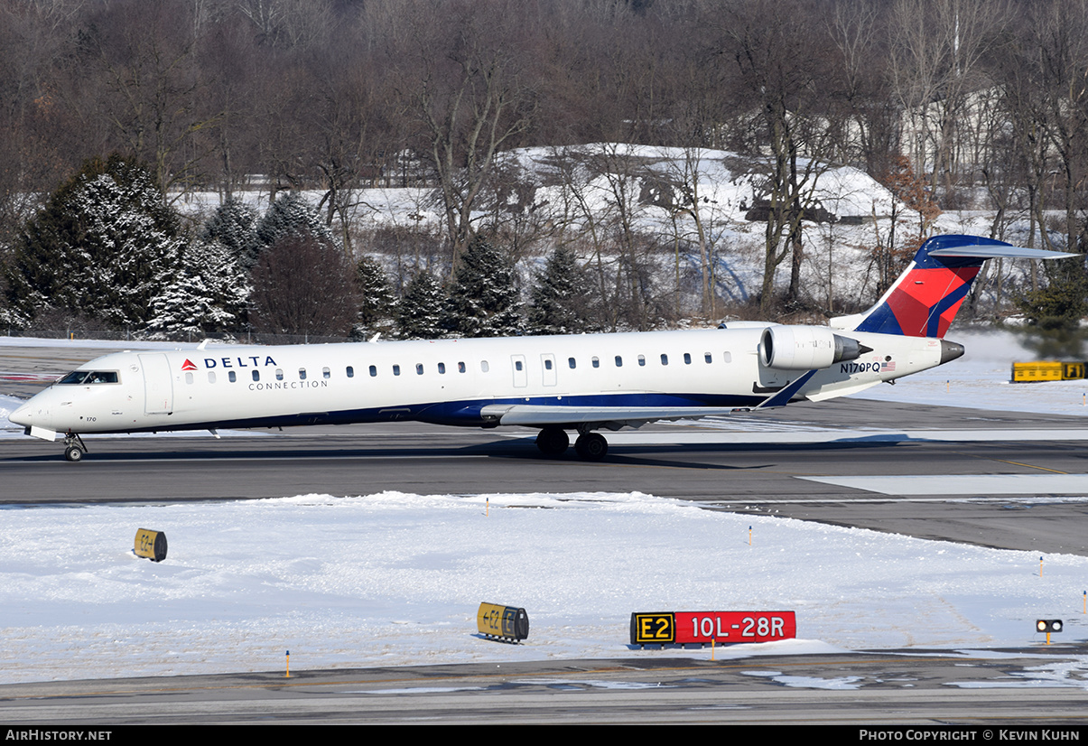 Aircraft Photo of N170PQ | Bombardier CRJ-900 (CL-600-2D24) | Delta Connection | AirHistory.net #626951