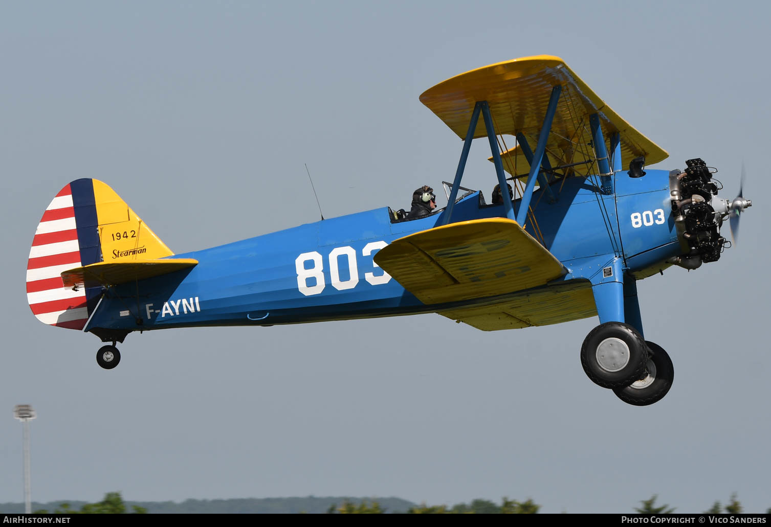 Aircraft Photo of F-AYNI / 803 | Boeing PT-27 Kaydet I (D75N1) | USA - Air Force | AirHistory.net #626961