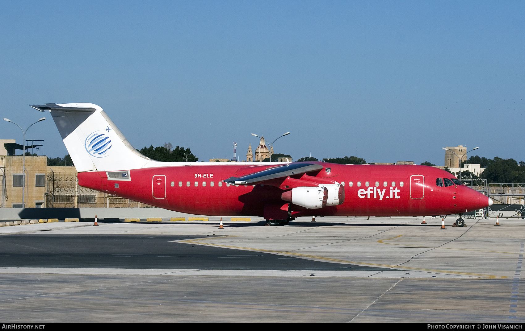 Aircraft Photo of 9H-ELE | British Aerospace BAe-146-300 | Efly | AirHistory.net #626972