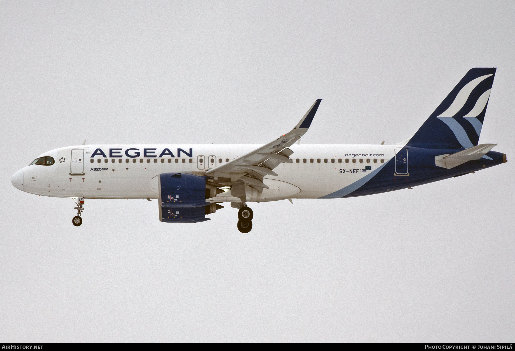 Aircraft Photo of SX-NEF | Airbus A320-271N | Aegean Airlines | AirHistory.net #626977