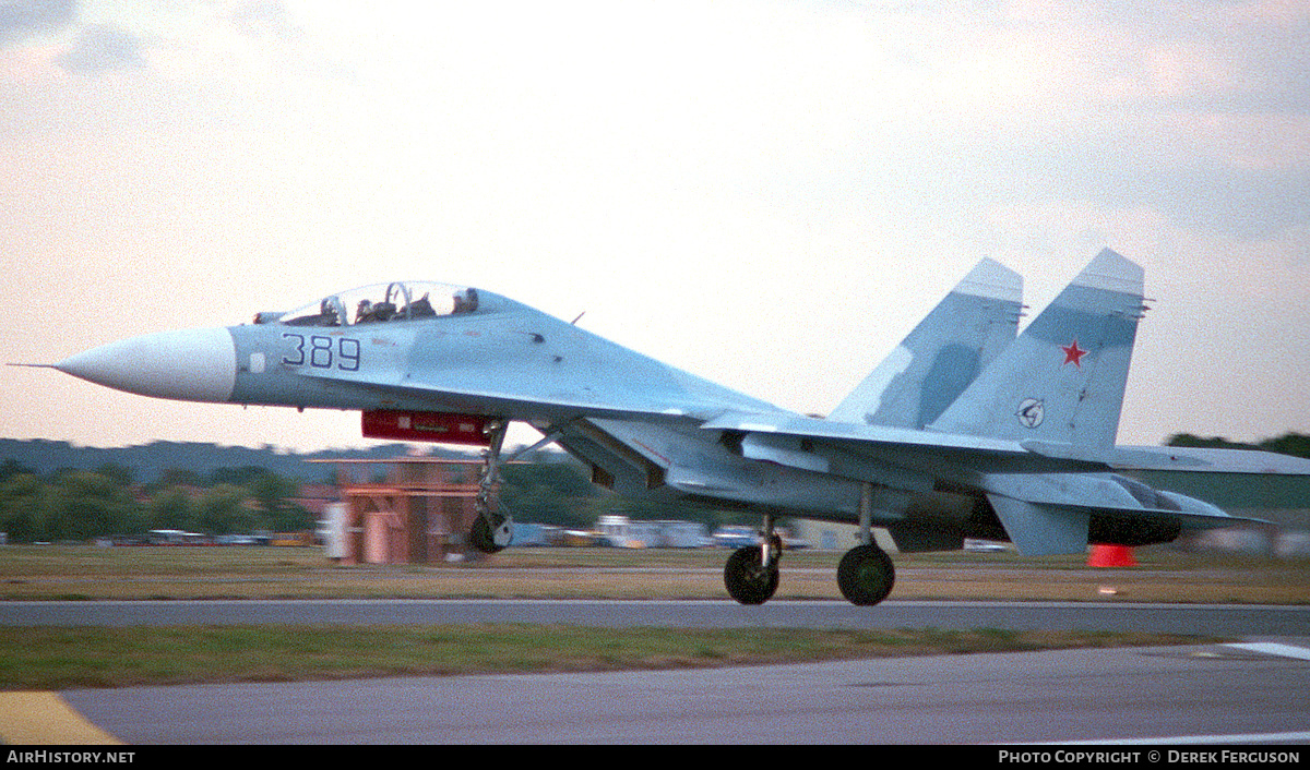 Aircraft Photo of 389 | Sukhoi Su-27UB | Soviet Union - Air Force | AirHistory.net #626985