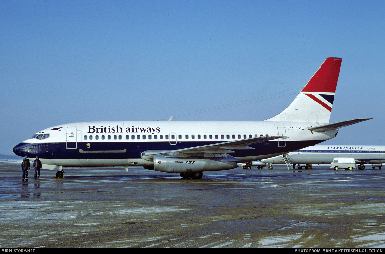 Aircraft Photo of PH-TVE | Boeing 737-2K2C/Adv | British Airways | AirHistory.net #626995