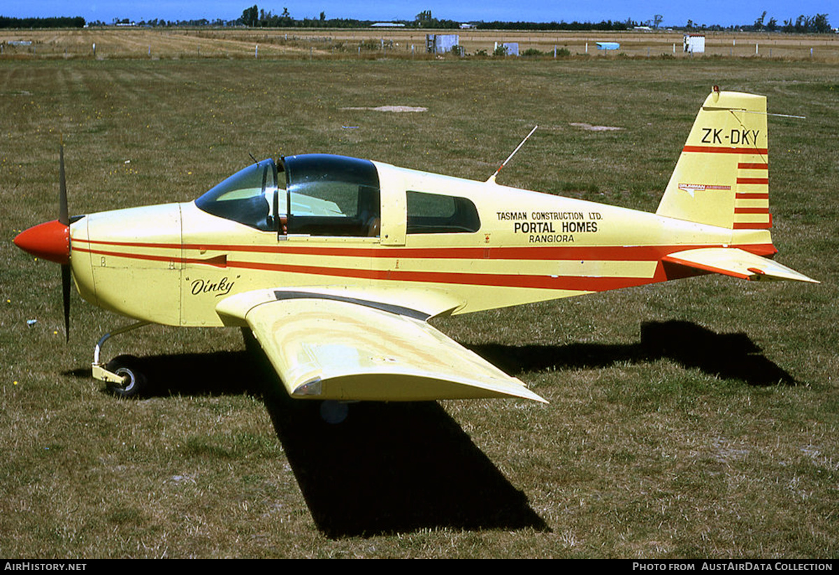 Aircraft Photo of ZK-DKY | Grumman American AA-1B Trainer | Tasman Construction | AirHistory.net #627002