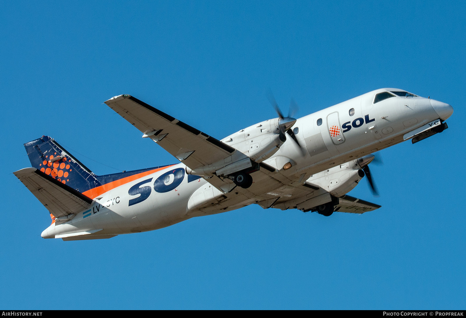 Aircraft Photo of LV-CYC | Saab 340B | Sol Líneas Aéreas | AirHistory.net #627061