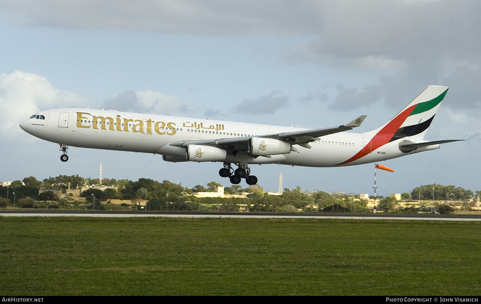 Aircraft Photo of A6-ERR | Airbus A340-313 | Emirates | AirHistory.net #627068