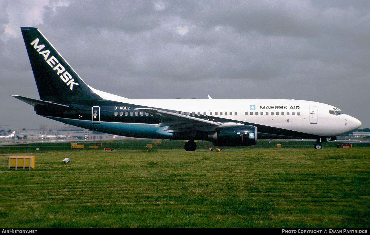 Aircraft Photo of D-AGEZ | Boeing 737-73S | Maersk Air | AirHistory.net #627092