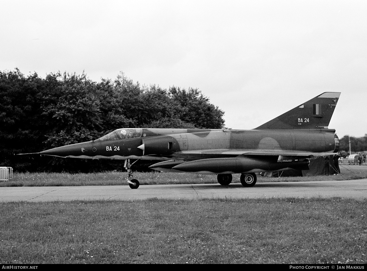 Aircraft Photo of BA24 | Dassault Mirage 5BA | Belgium - Air Force | AirHistory.net #627112