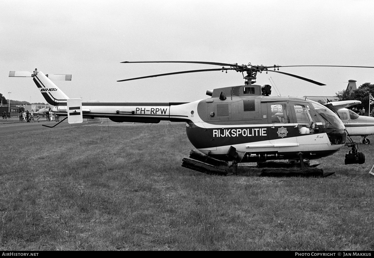 Aircraft Photo of PH-RPW | MBB BO-105CB | Rijkspolitie | AirHistory.net #627122