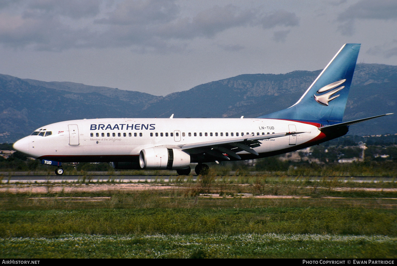 Aircraft Photo of LN-TUD | Boeing 737-705 | Braathens | AirHistory.net #627124