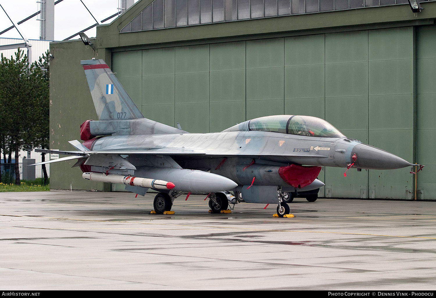 Aircraft Photo of 077 | Lockheed Martin F-16DJ Fighting Falcon | Greece - Air Force | AirHistory.net #627125