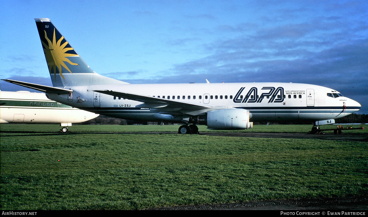 Aircraft Photo of LV-ZSJ | Boeing 737-76N | LAPA - Líneas Aéreas Privadas Argentinas | AirHistory.net #627151