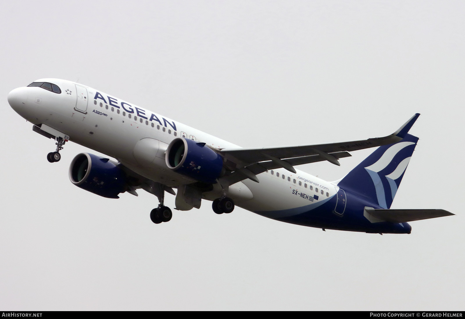 Aircraft Photo of SX-NEH | Airbus A320-271N | Aegean Airlines | AirHistory.net #627168