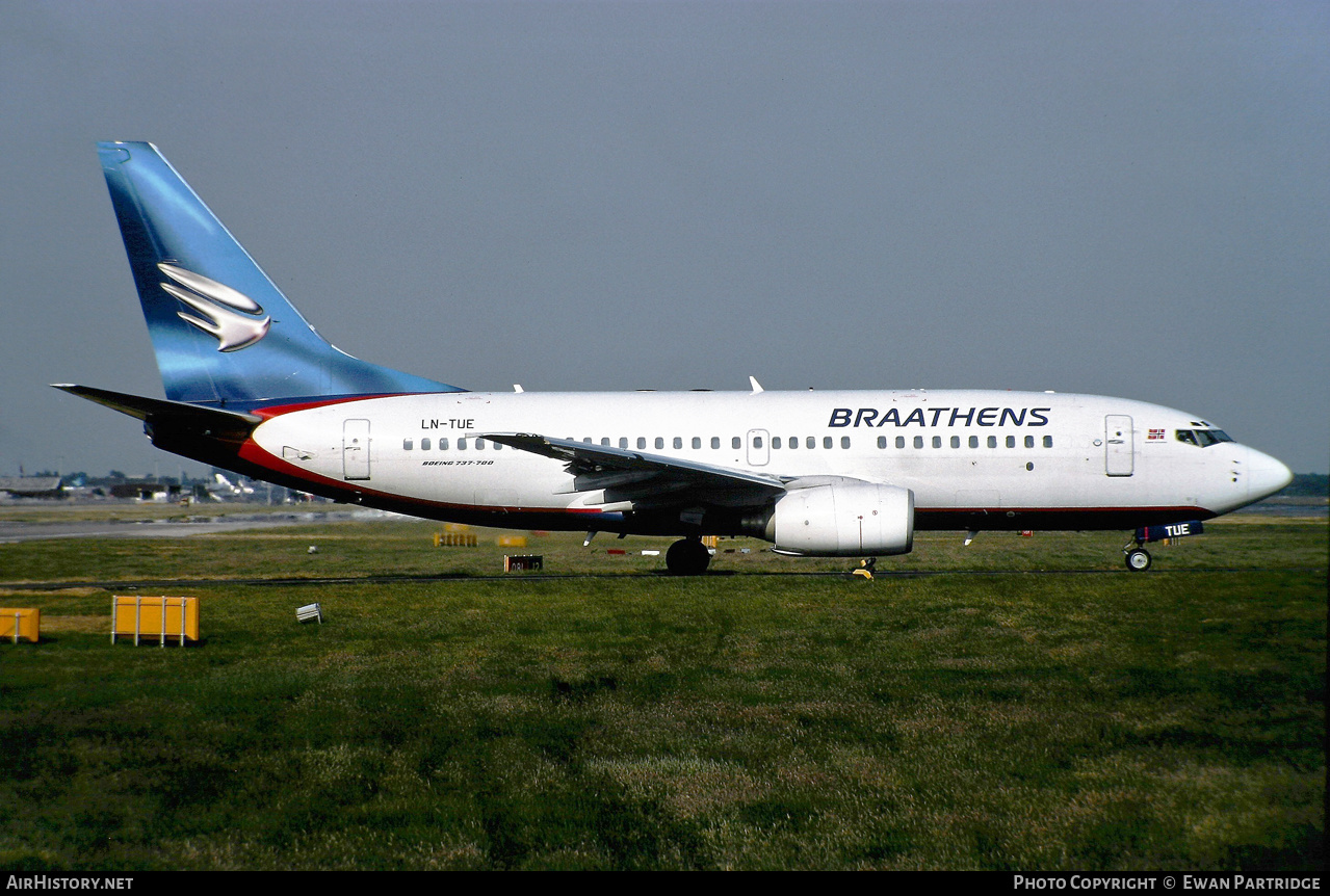 Aircraft Photo of LN-TUE | Boeing 737-705 | Braathens | AirHistory.net #627206