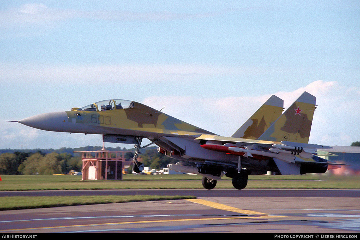 Aircraft Photo of 603 | Sukhoi Su-30MK | Russia - Air Force | AirHistory.net #627214