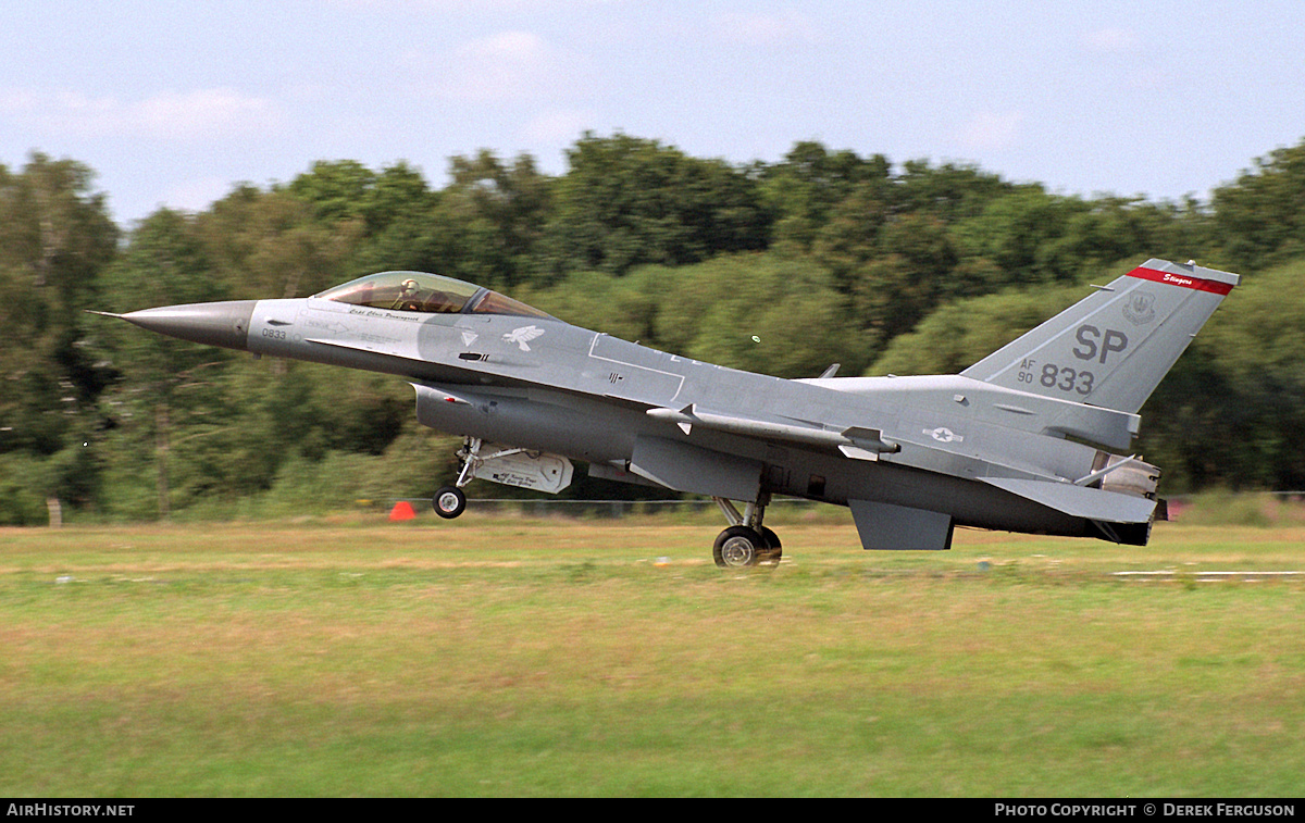 Aircraft Photo of 90-0833 / AF90-833 | Lockheed F-16CJ Fighting Falcon | USA - Air Force | AirHistory.net #627231