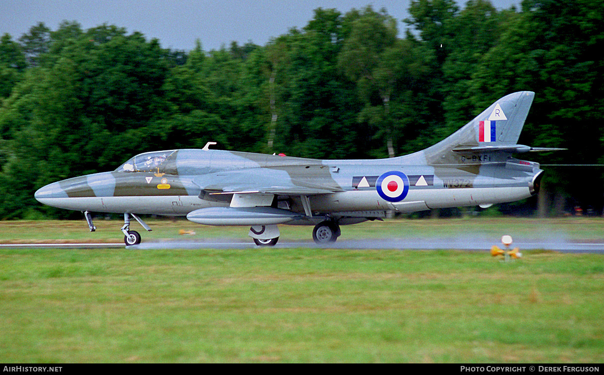 Aircraft Photo of G-BXFI / WV372 | Hawker Hunter T7 | UK - Air Force | AirHistory.net #627234