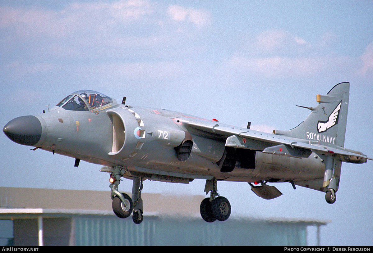 Aircraft Photo of ZH796 | British Aerospace Sea Harrier FA2 | UK - Navy | AirHistory.net #627262