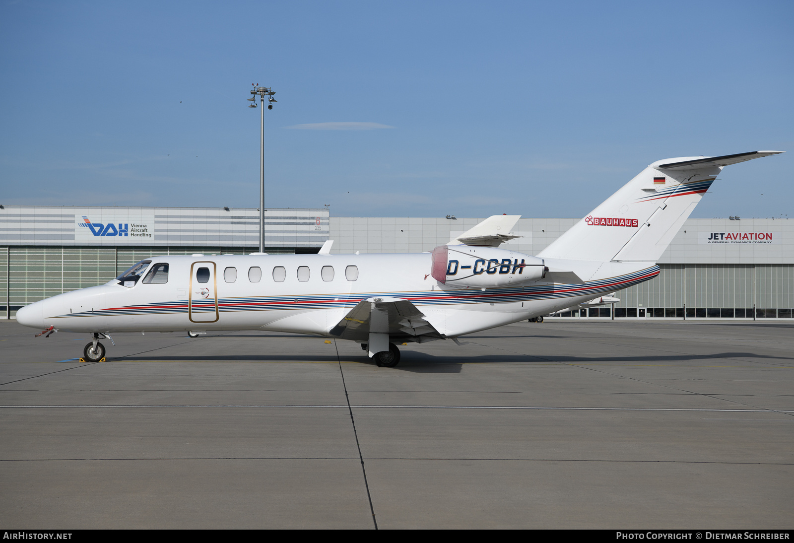 Aircraft Photo of D-CCBH | Cessna 525B CitationJet CJ3 | Bauhaus | AirHistory.net #627264