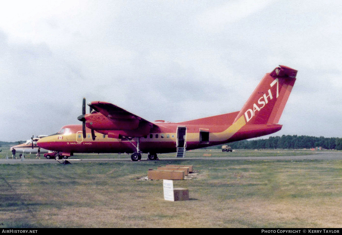 Aircraft Photo of C-GNBX | De Havilland Canada DHC-7-100 Dash 7 | De Havilland Canada | AirHistory.net #627298