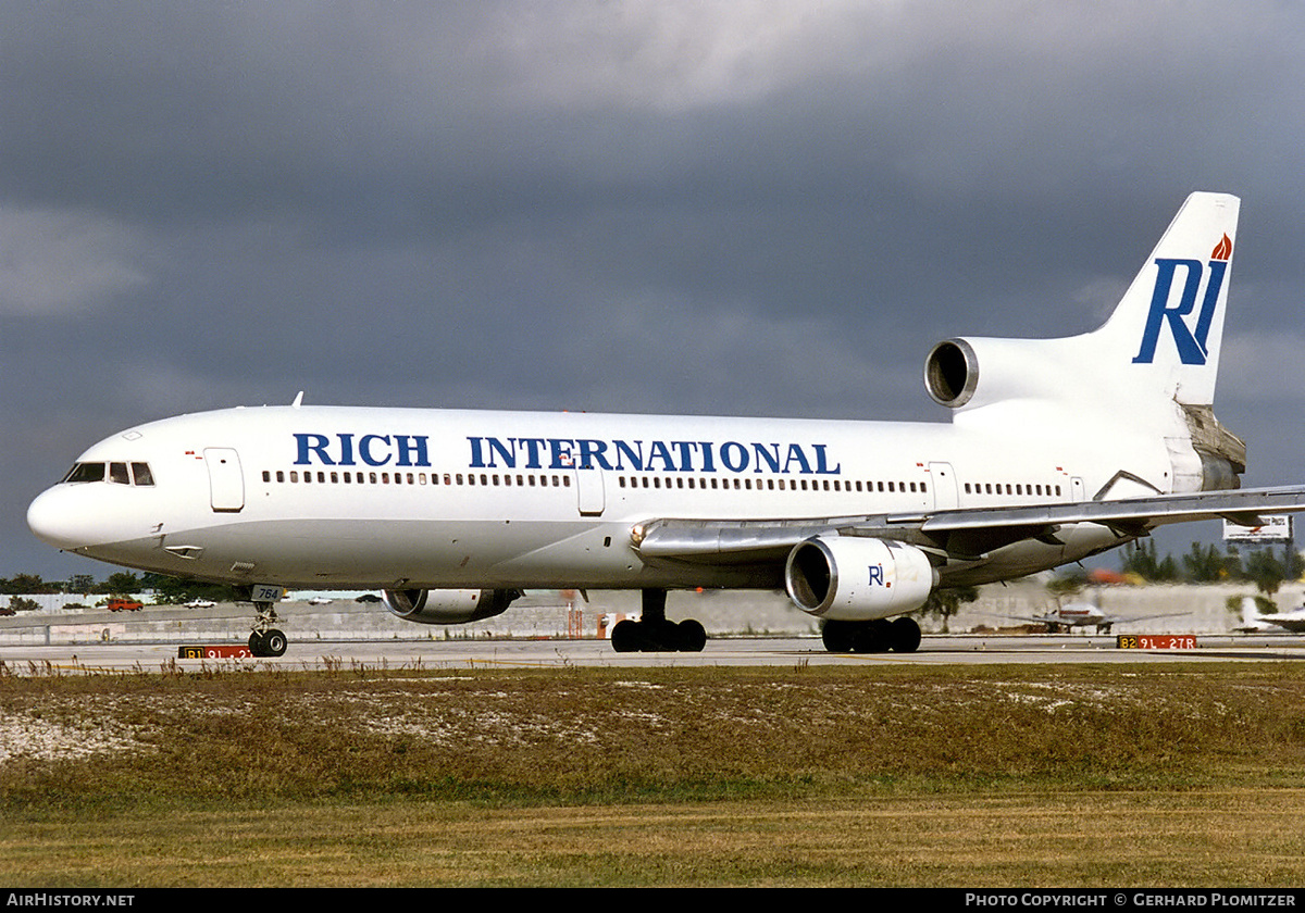 Aircraft Photo of N764BE | Lockheed L-1011-385-1 TriStar 50 | Rich International Airways | AirHistory.net #627302