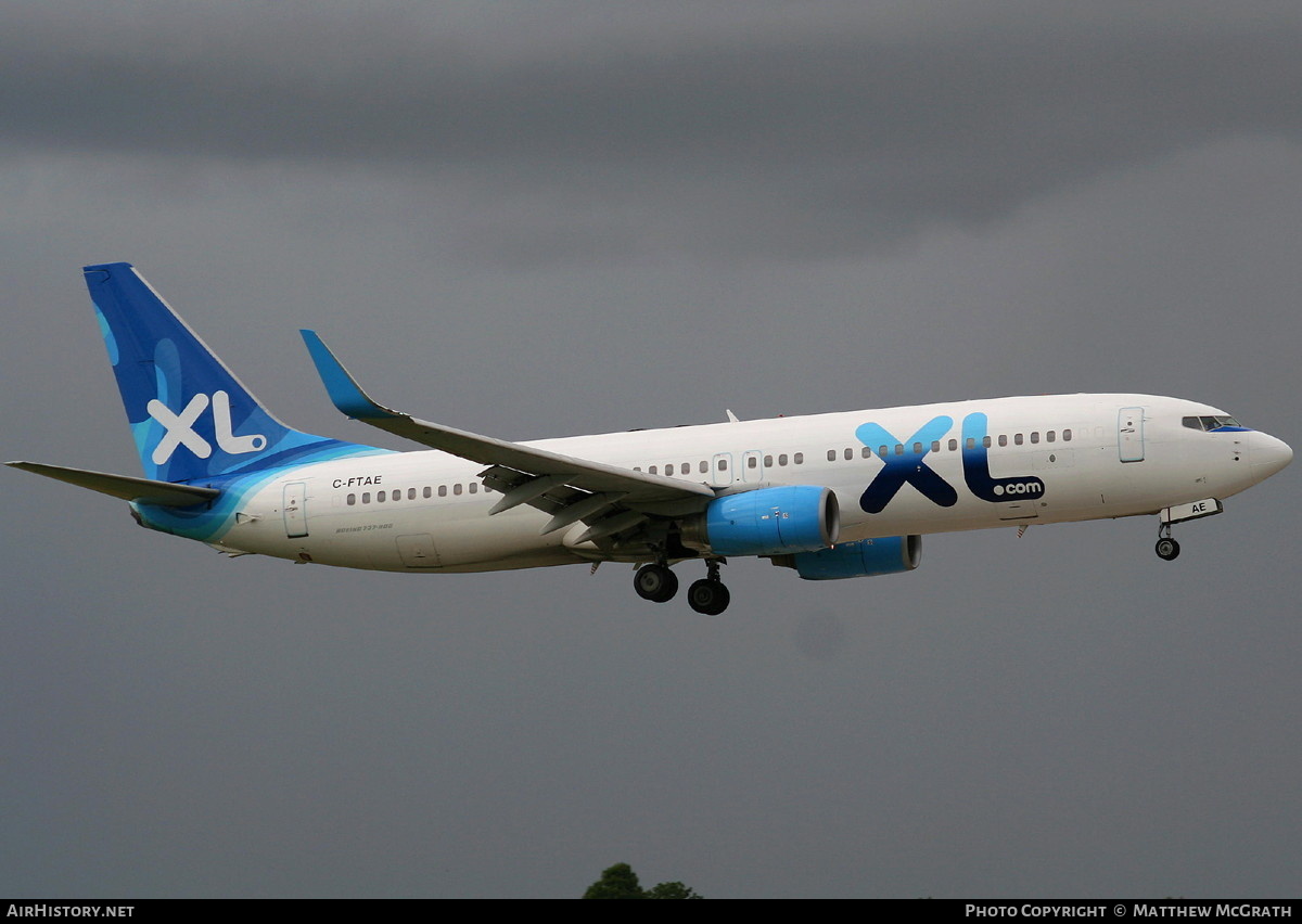 Aircraft Photo of C-FTAE | Boeing 737-8Q8 | XL Airways | AirHistory.net #627318