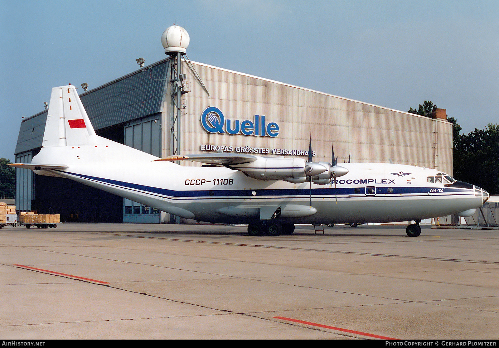 Aircraft Photo of CCCP-11108 | Antonov An-12B | Aerocomplex | AirHistory.net #627324