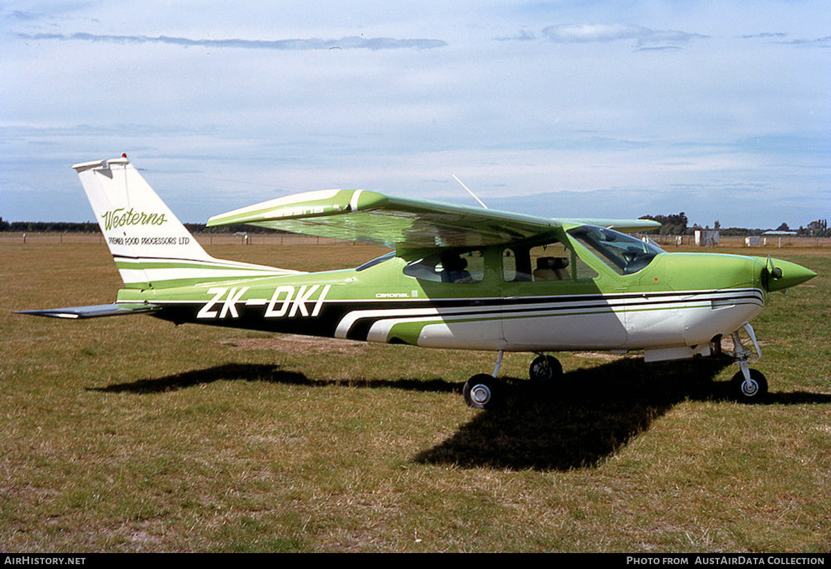 Aircraft Photo of ZK-DKI | Cessna 177RG Cardinal RG | Westerns Premier Food Processors | AirHistory.net #627332