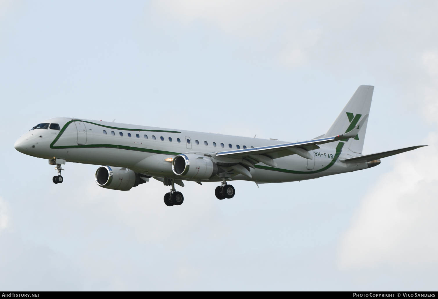 Aircraft Photo of 9H-FAB | Embraer Lineage 1000E (ERJ-190-100ECJ) | AirX Charter | AirHistory.net #627348