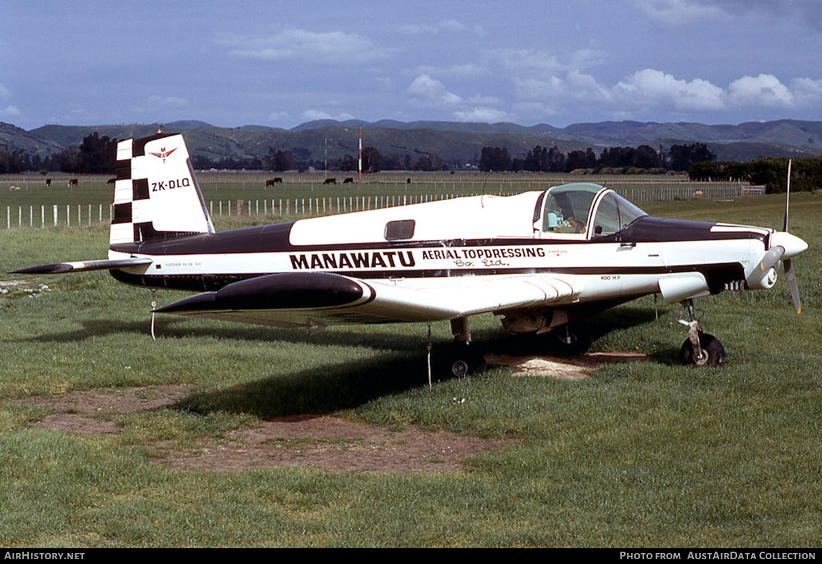 Aircraft Photo of ZK-DLQ | Fletcher FU-24-950 | Manawatu Aerial Topdressing | AirHistory.net #627350
