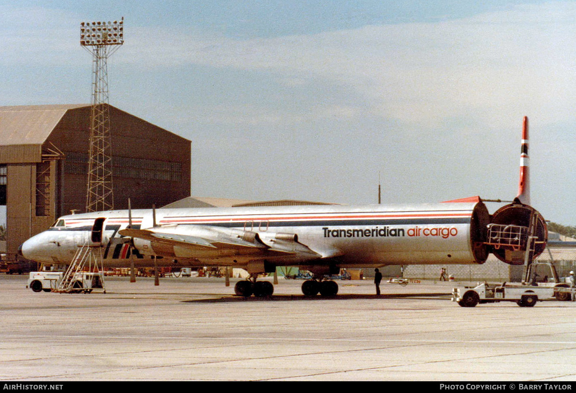 Aircraft Photo of G-AZKJ | Canadair CL-44D4-2 | Transmeridian Air Cargo | AirHistory.net #627361