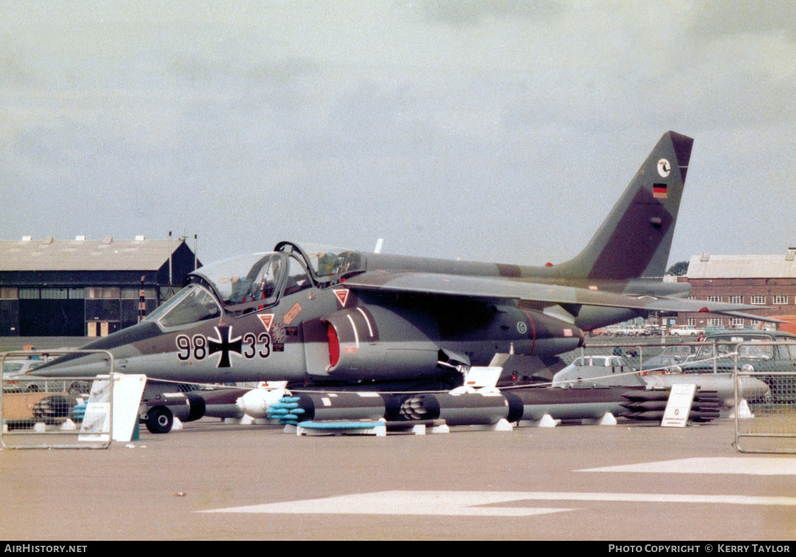 Aircraft Photo of 9833 | Dassault-Dornier Alpha Jet | Germany - Air Force | AirHistory.net #627365