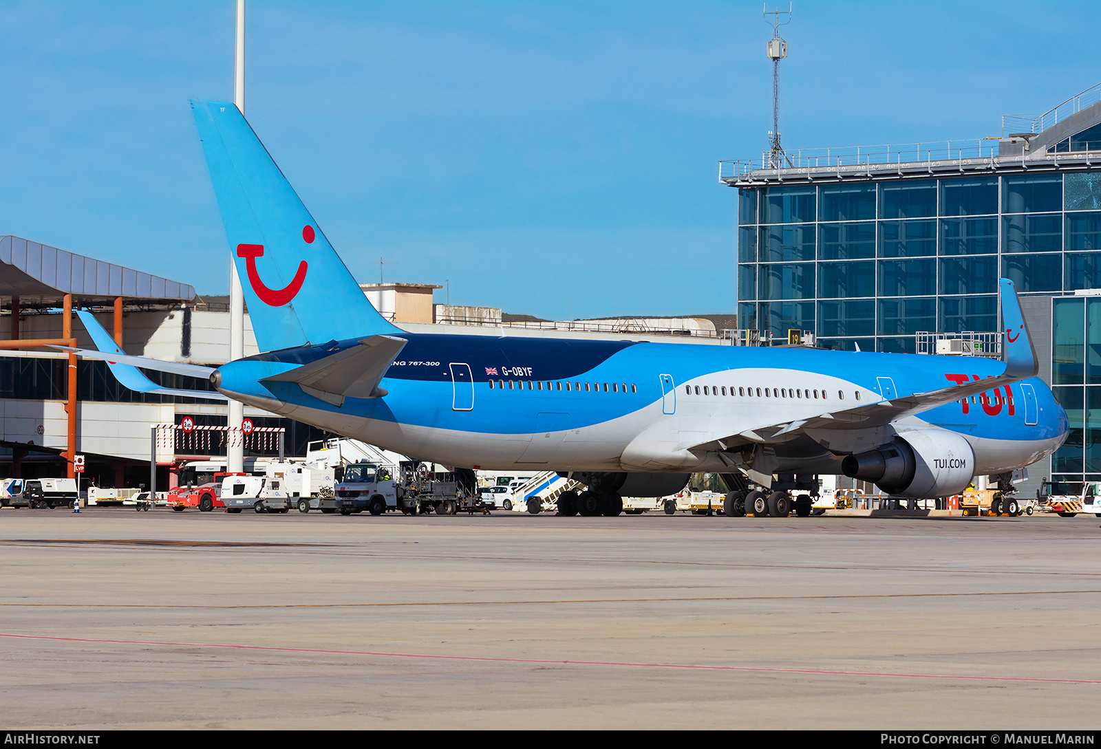 Aircraft Photo of G-OBYF | Boeing 767-304/ER | TUI | AirHistory.net #627385