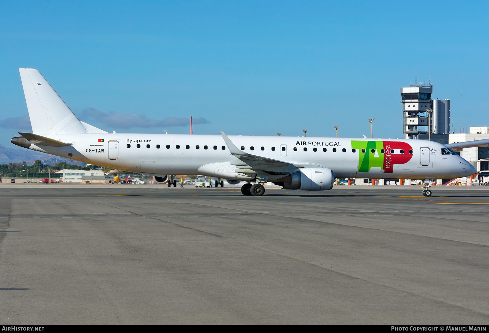 Aircraft Photo of CS-TAW | Embraer 195LR (ERJ-190-200LR) | TAP Air Portugal Express | AirHistory.net #627388