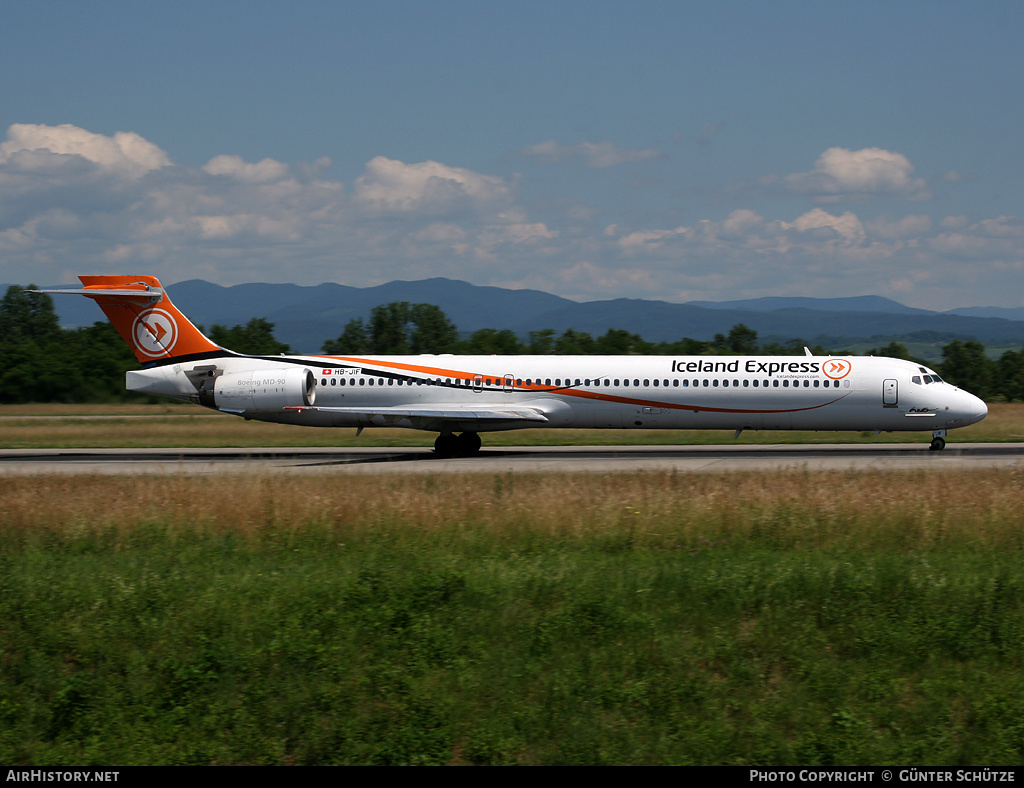 Aircraft Photo of HB-JIF | McDonnell Douglas MD-90-30 | Iceland Express | AirHistory.net #627392