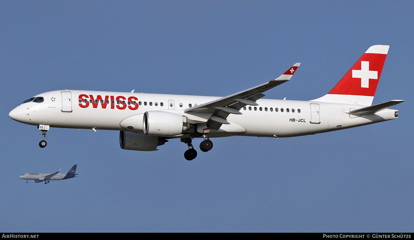 Aircraft Photo of HB-JCL | Bombardier CSeries CS300 (BD-500-1A11) | Swiss International Air Lines | AirHistory.net #627395