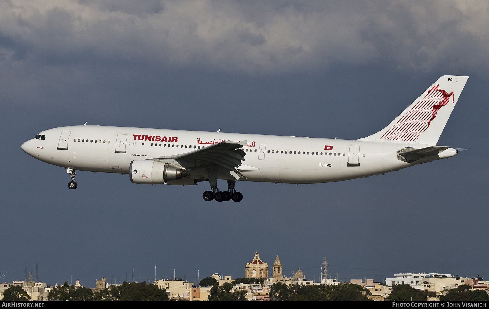 Aircraft Photo of TS-IPC | Airbus A300B4-605R | Tunisair | AirHistory.net #627412