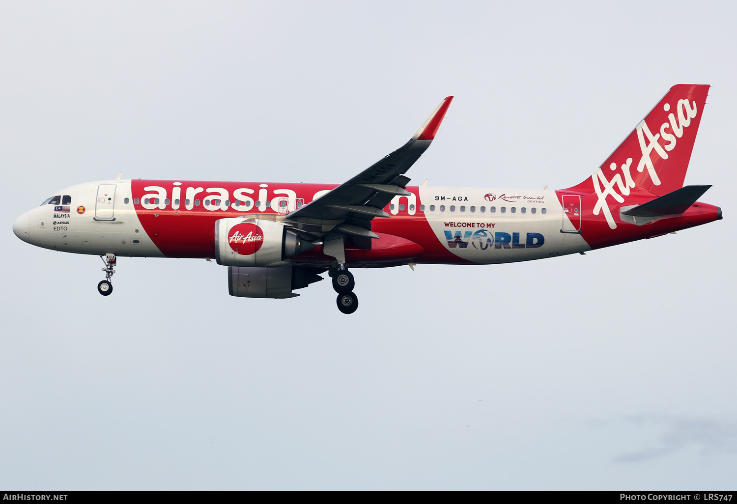 Aircraft Photo of 9M-AGA | Airbus A320-251N | AirAsia | AirHistory.net #627417