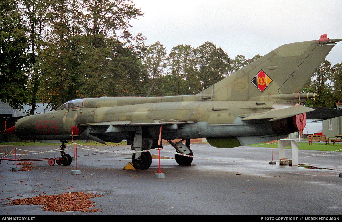 Aircraft Photo of 959 | Mikoyan-Gurevich MiG-21SPS-K | East Germany - Air Force | AirHistory.net #627424