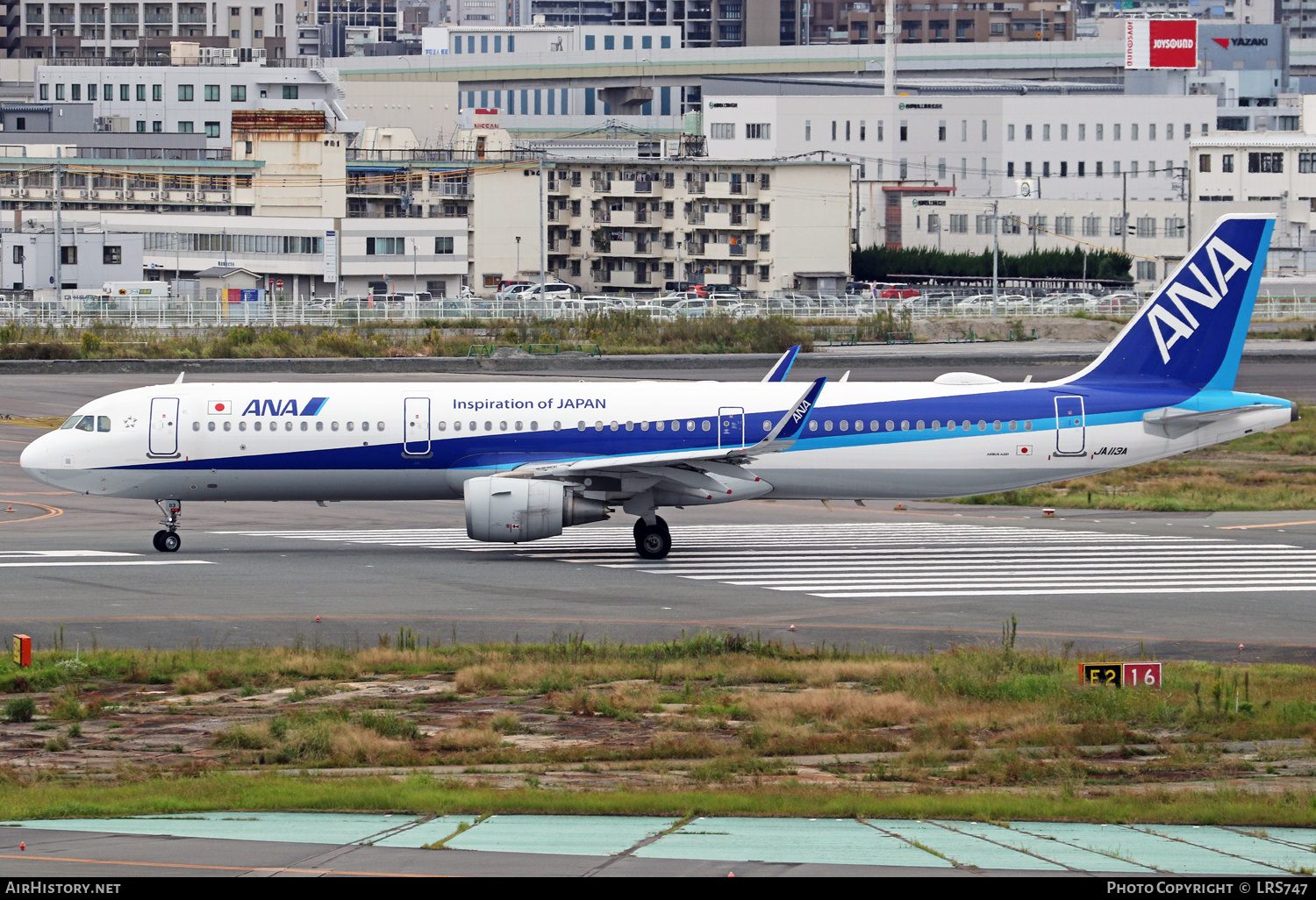 Aircraft Photo of JA113A | Airbus A321-211 | All Nippon Airways - ANA | AirHistory.net #627438