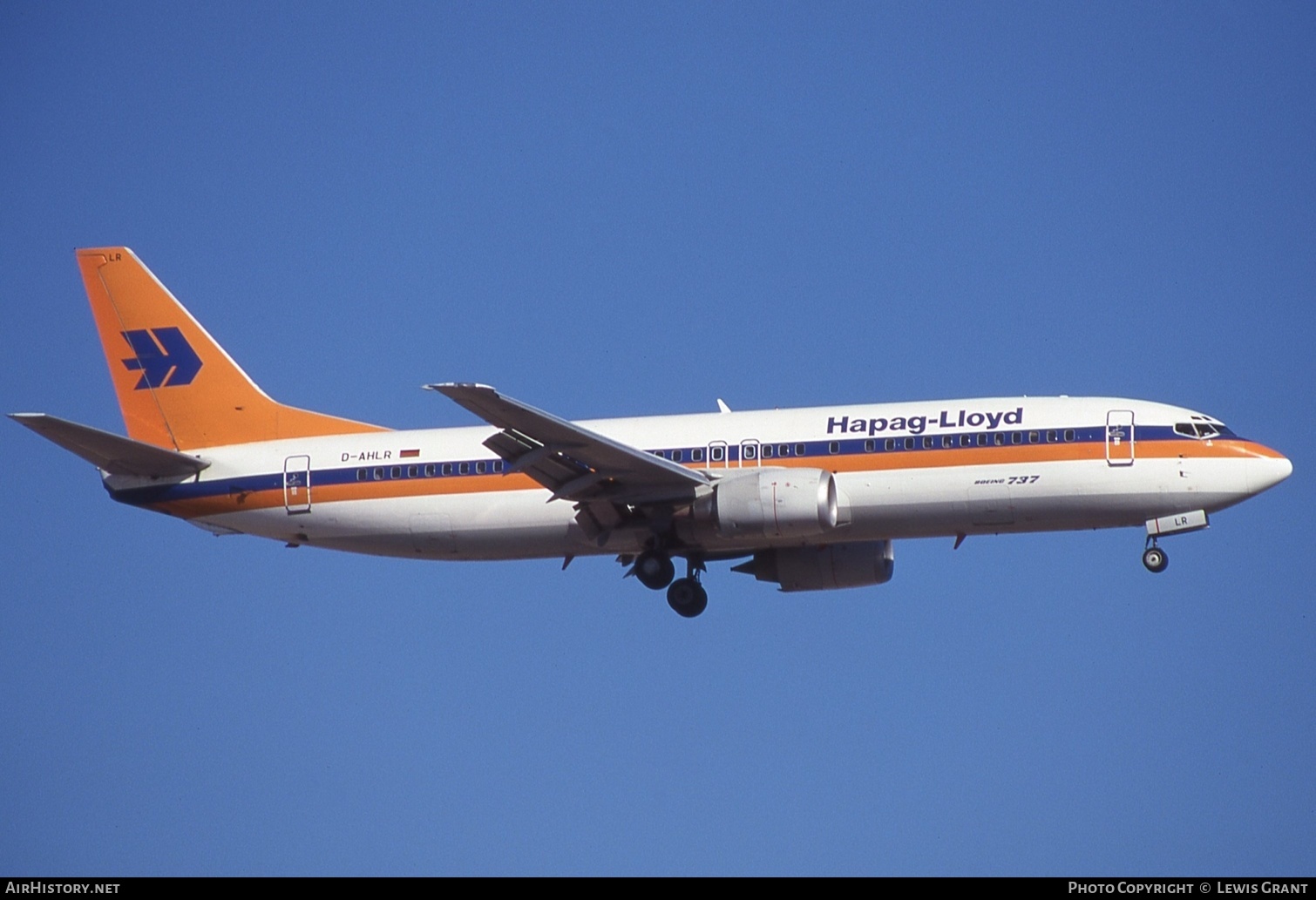 Aircraft Photo of D-AHLR | Boeing 737-4K5 | Hapag-Lloyd | AirHistory.net #627440