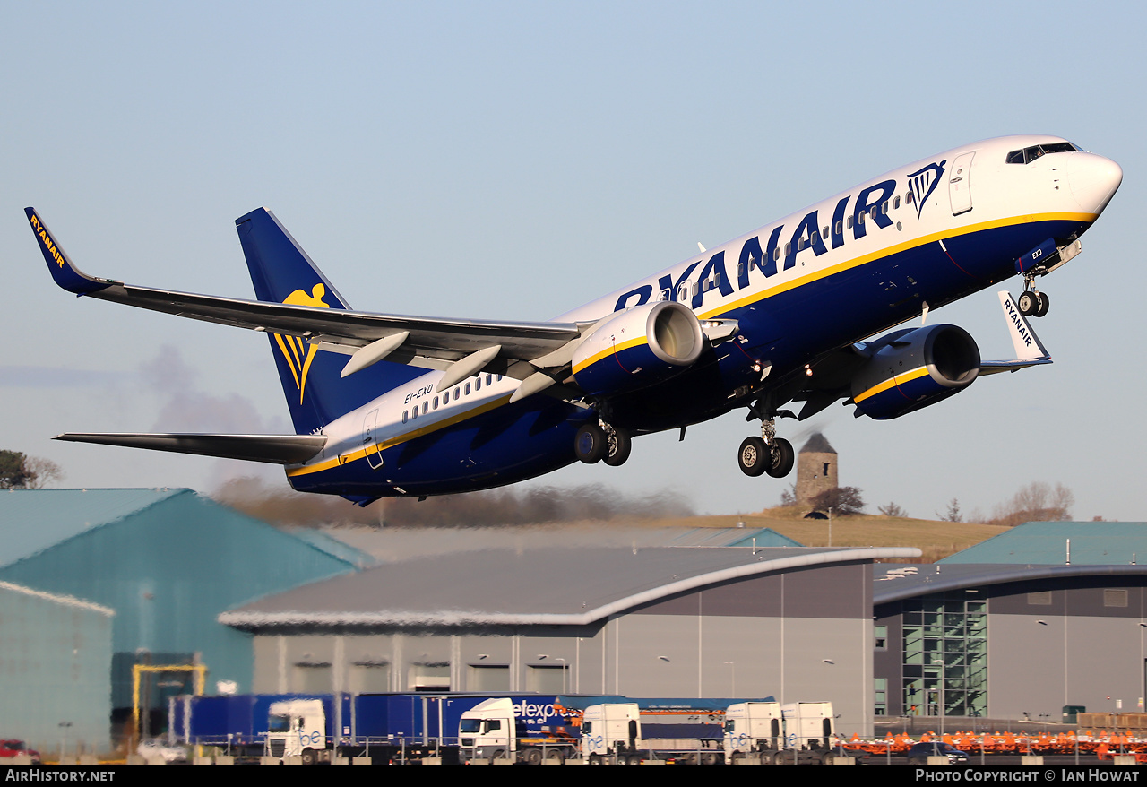 Aircraft Photo of EI-EXD | Boeing 737-8AS | Ryanair | AirHistory.net #627486