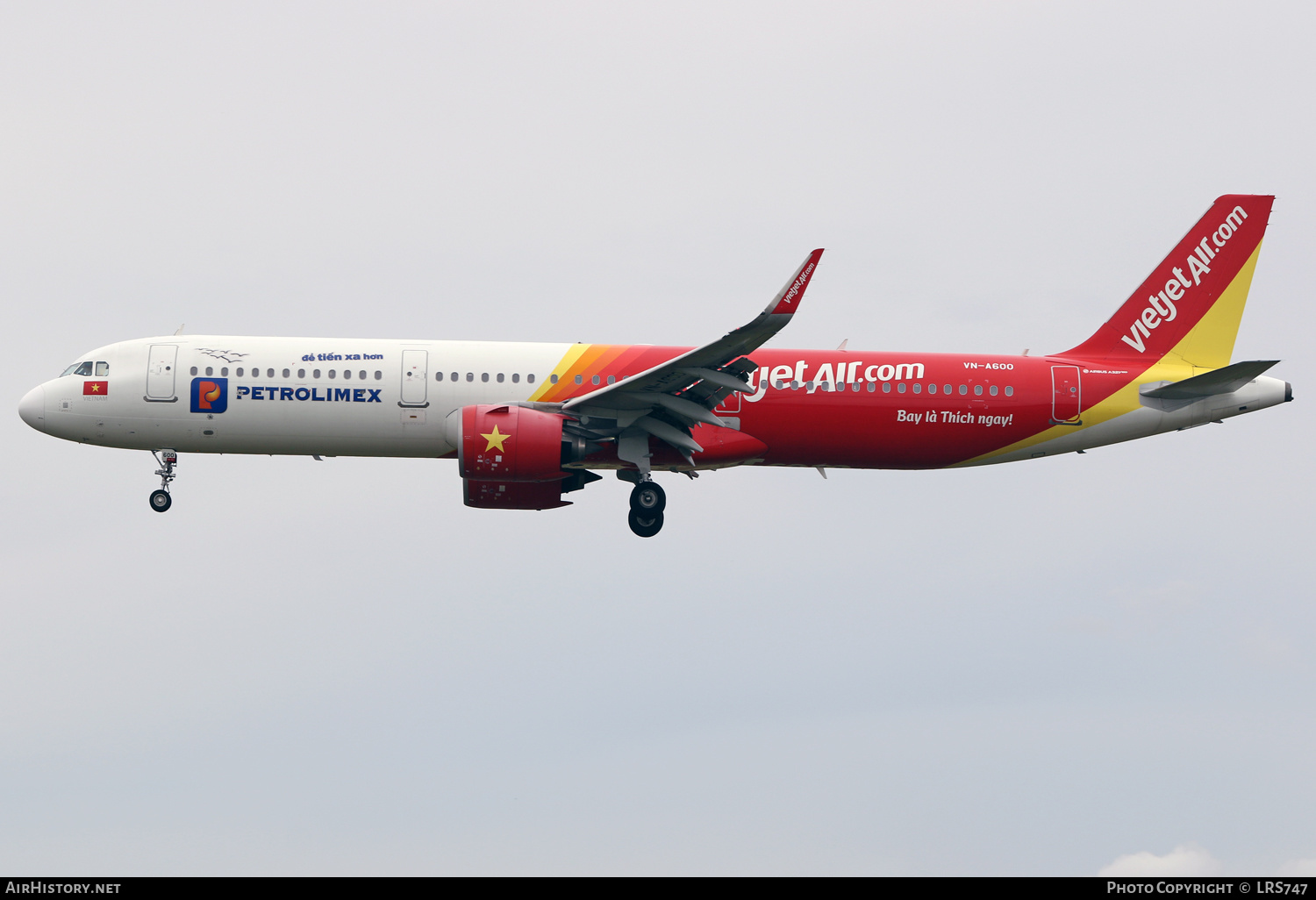 Aircraft Photo of VN-A600 | Airbus A321-271N | VietJet Air | AirHistory.net #627490